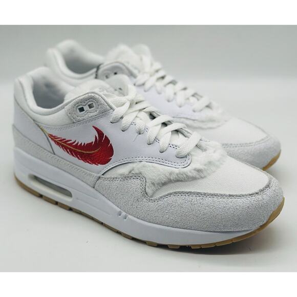 NEW Nike Air Max 1 PRM ‘The Bay’ White University Red FJ4451-100 Men’s Sz Multi - Picture 3 of 7